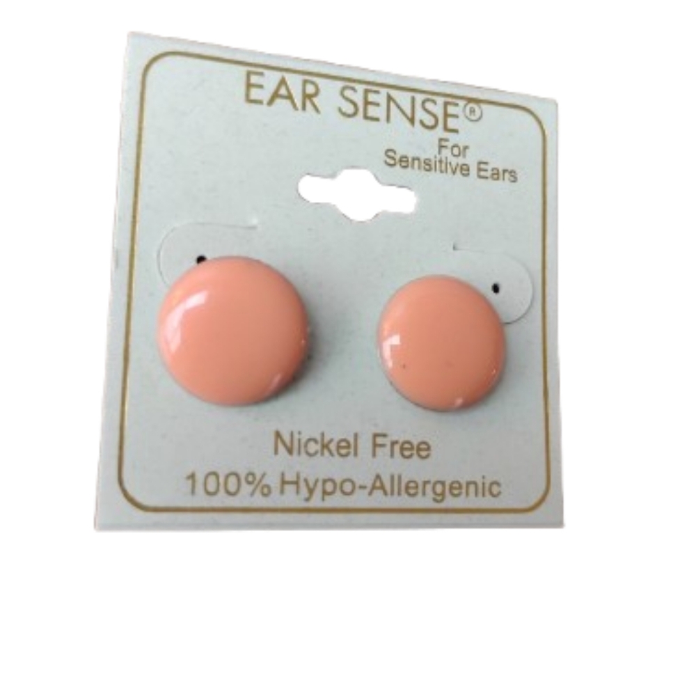 Ear Sense Peach Stud Earrings
